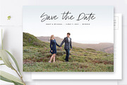 Save the Date Photo Card PSD, a Card Template by By Stephanie Design (Thumbnail 1 of 5)