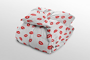 15 Seamless Lipstick Kisses Patterns, a Pattern Graphic by Kokoshka (Thumbnail 13 of 15)