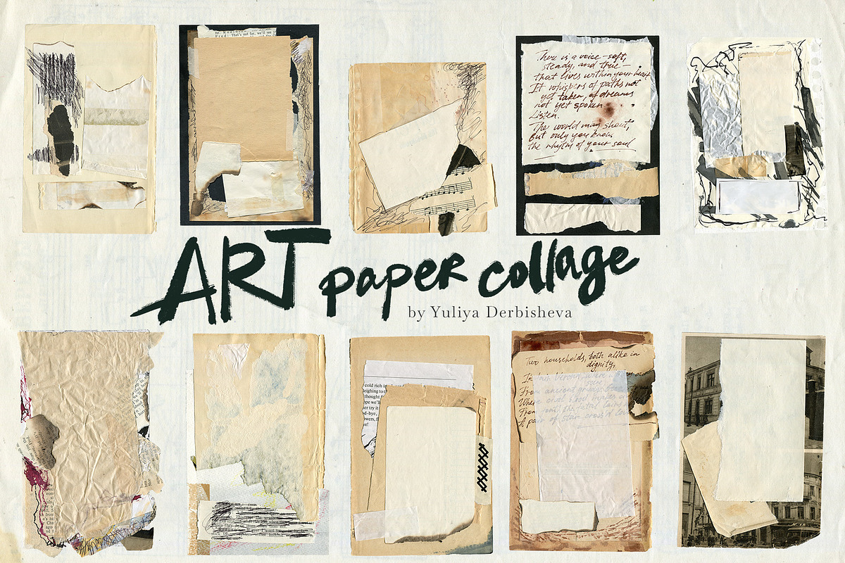 Art Paper collage element scraps, an Object Graphic by Yuliya Derbisheva (Photo 4 of 15)