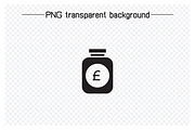 Pound Currency Icons Set, a Finance Illustration by Designfour (Thumbnail 3 of 7)