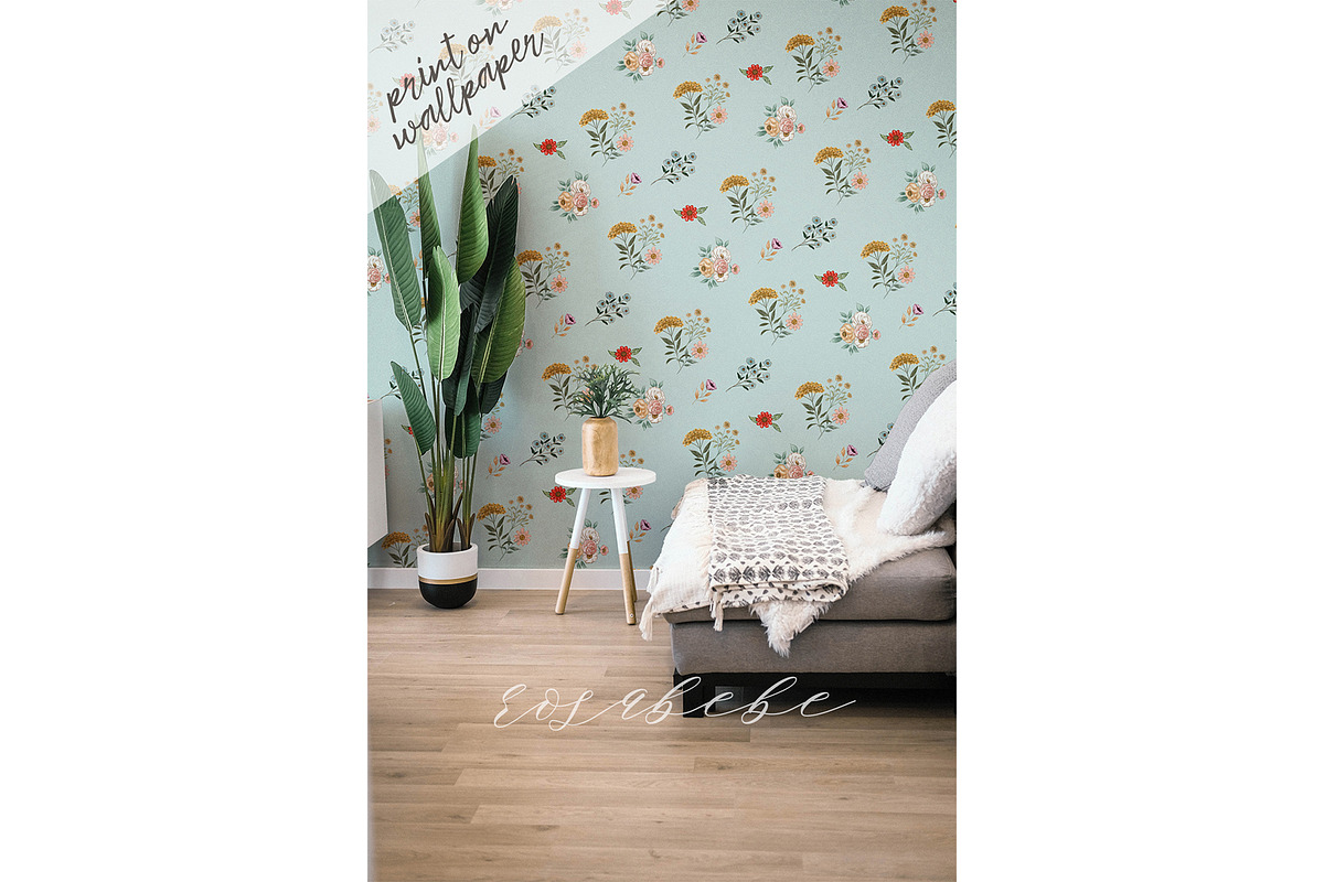 Cottage Dream Seamless Pattern, a Pattern Graphic by Rosabebe (Photo 4 of 5)