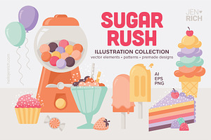 Sugar Rush Illustration Collection
