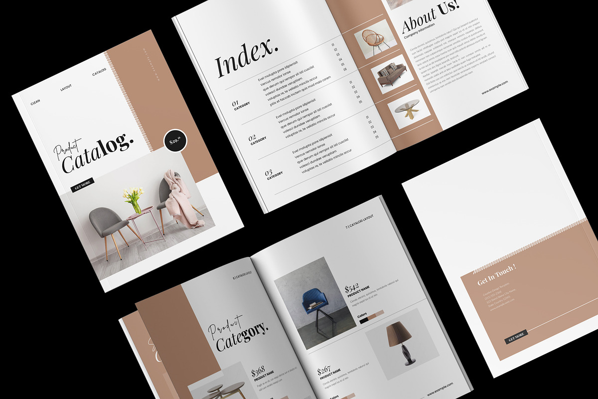 Product Catalog Brochure Template, a Brochure Template by NorthPeak (Photo 2 of 12)