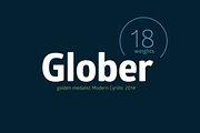 Glober Font Family, a Sans Serif Font by Fontfabric (Thumbnail 1 of 5)
