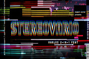 STEREOVARIO | 2-in-1 Font + Extras, a Sans Serif Font by Ckybe's Corner (Thumbnail 1 of 10)