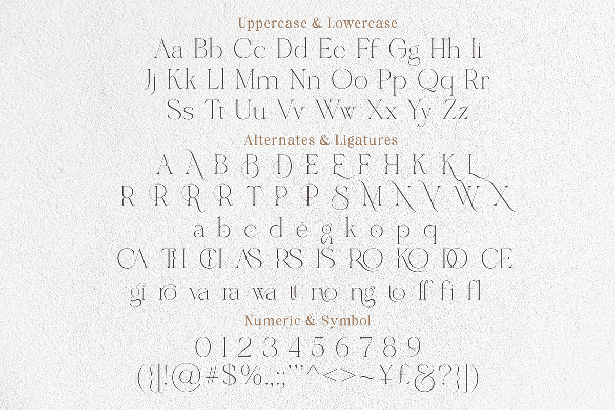 Luxca - Modern Luxury Serif, a Serif Font by Shakira Studio (Photo 14 of 14)