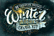Winter Wishes Creator Kit, a Brush Add-On by Letter Elfa Studio (Thumbnail 1 of 10)