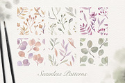 Botanical Harmonious Watercolor Set, a Graphic by NadyaKo (Thumbnail 6 of 7)