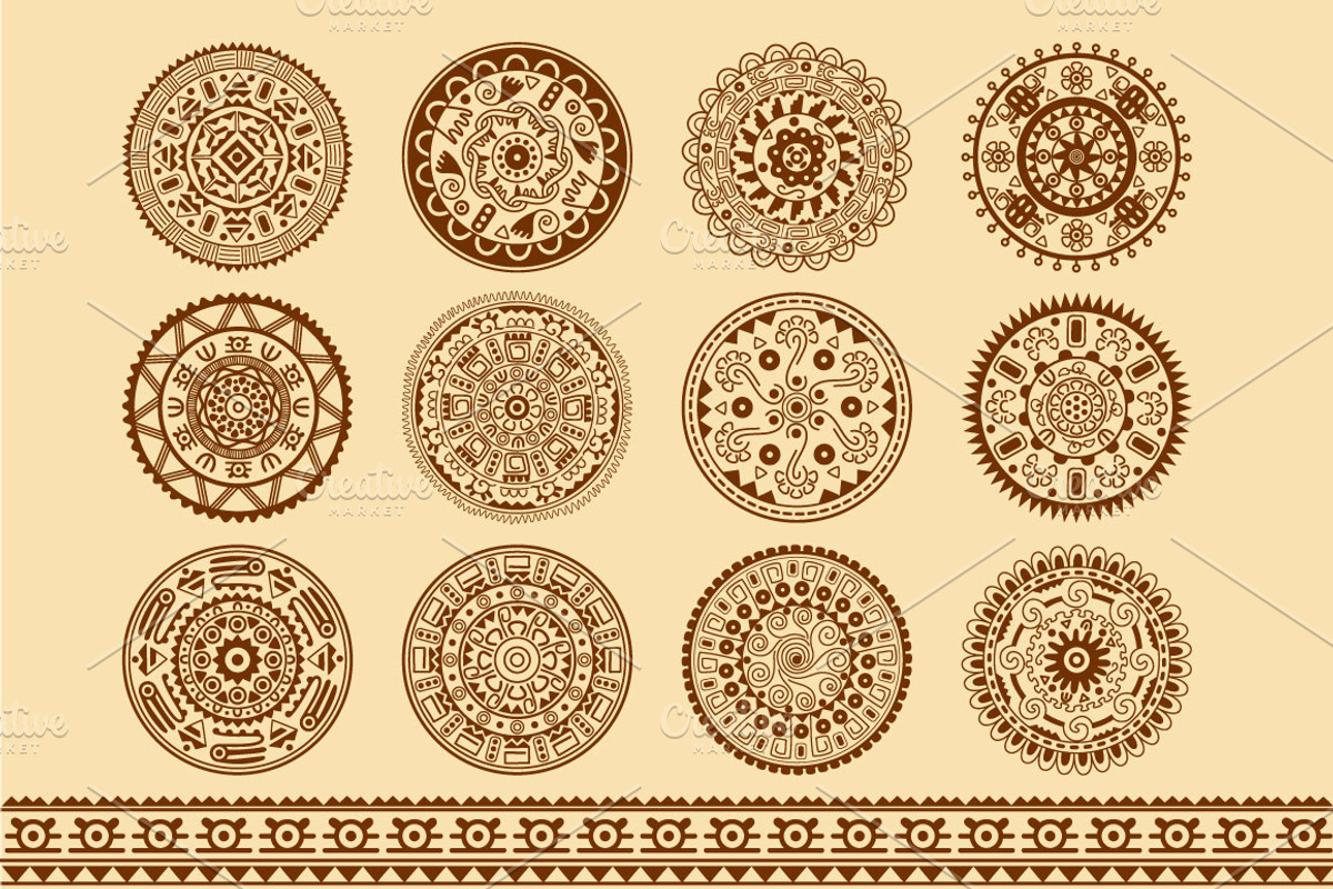 Ethnic Ornament Pack, an Object Graphic by Sunny Design (Photo 2 of 5)