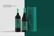 Wine Bottles with Bag Mockup, a Product Mockup by pmvch (Thumbnail 11 of 11)