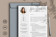 Resume template with photo / CV, a Resume Template by UResume (Thumbnail 1 of 7)