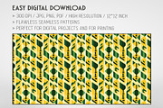 20 Seamless Jamaica-inspired Pattern, a Pattern Graphic by Nordic Design (Thumbnail 2 of 9)