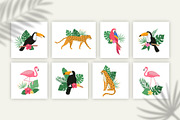 Jungle Mood Clipart, an Animal Illustration by mejorana (Thumbnail 3 of 11)