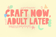 Playpaper! A Paper Cutout Font, a Handwritten Font by deadlock studio (Thumbnail 2 of 8)