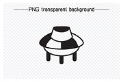 Bundle of UFO and Spaceship Icons, an Icon by Designfour (Thumbnail 4 of 7)