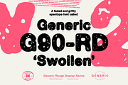 Generic G90-RD 'Swollen', a Sans Serif Font by More Etc. Studios (Thumbnail 1 of 8)