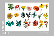 Sunflower Pattern denim, a Wallpaper Graphic by Luiz da Rolt Grathwohl (Thumbnail 4 of 10)