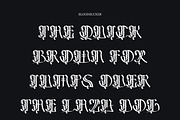 Bloodsucker Modern Blackletter, a Blackletter Font by infernostudio3 (Thumbnail 2 of 10)