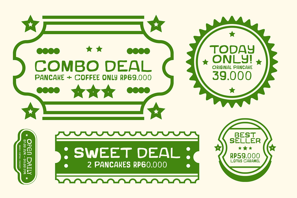 Lemon Pancake — Quirky Display, a Handwritten Font by Typehand Studio (Photo 7 of 10)