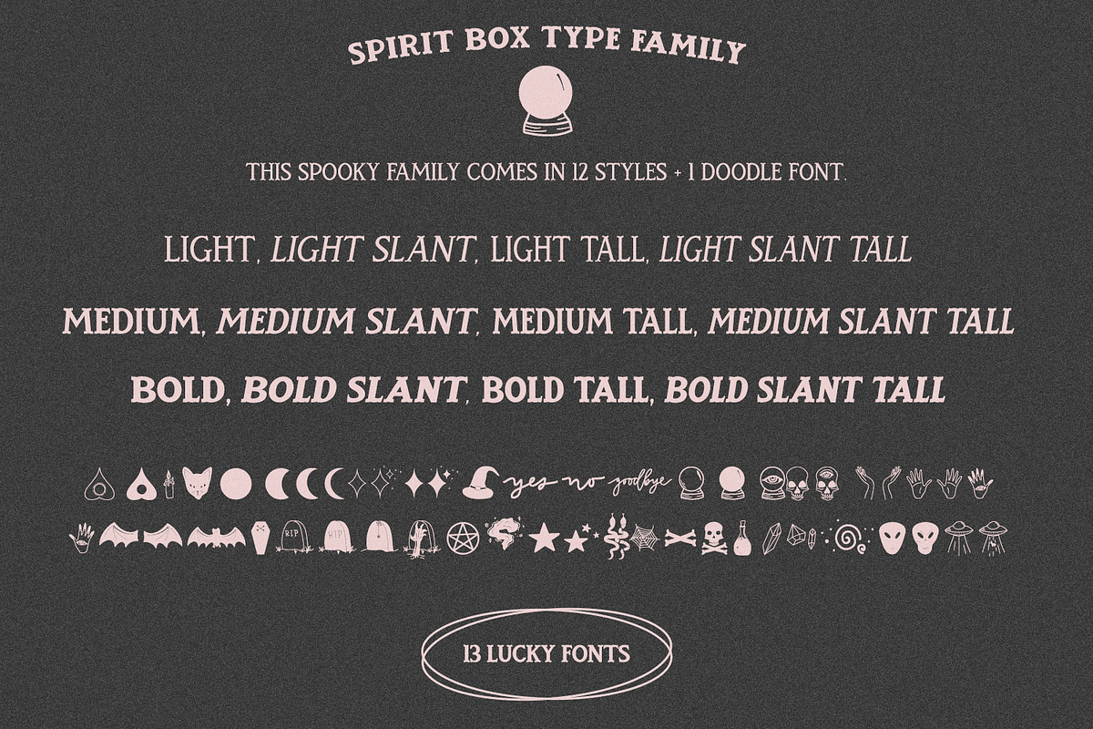 Spirit Box Serif Type Family, a Serif Font by Beck McCormick (Photo 20 of 20)