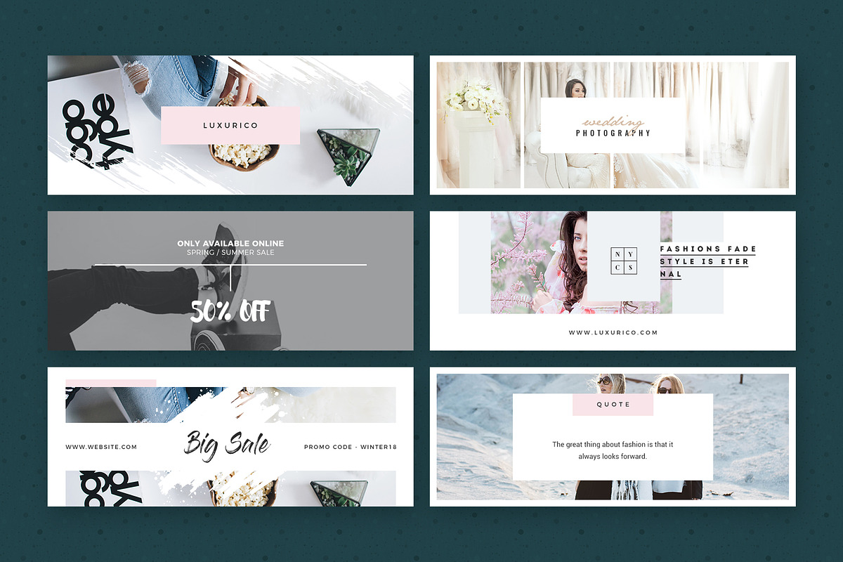 Modern Facebook Cover Pack - Canva, a Social Media Template by Crevo Studio (Photo 8 of 14)