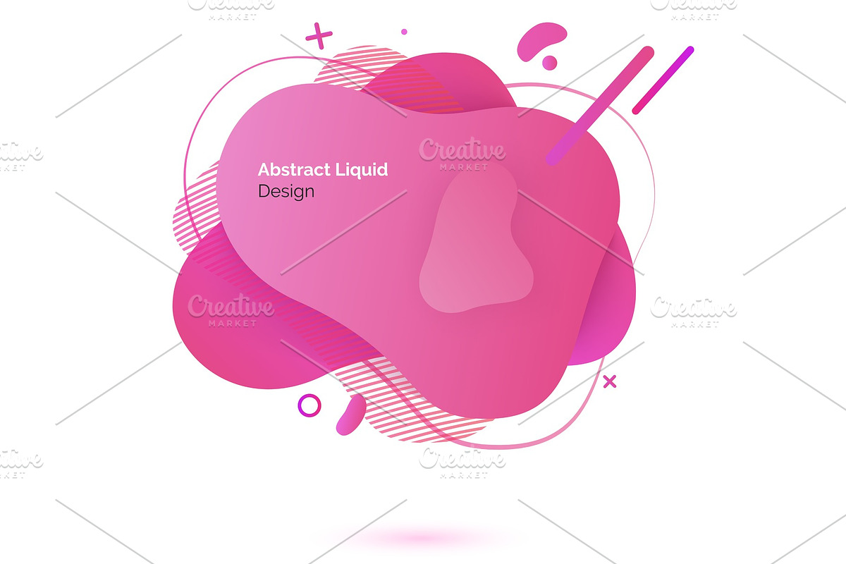Abstract Liquid Design, Color, a Decorative Illustration by robuart ...