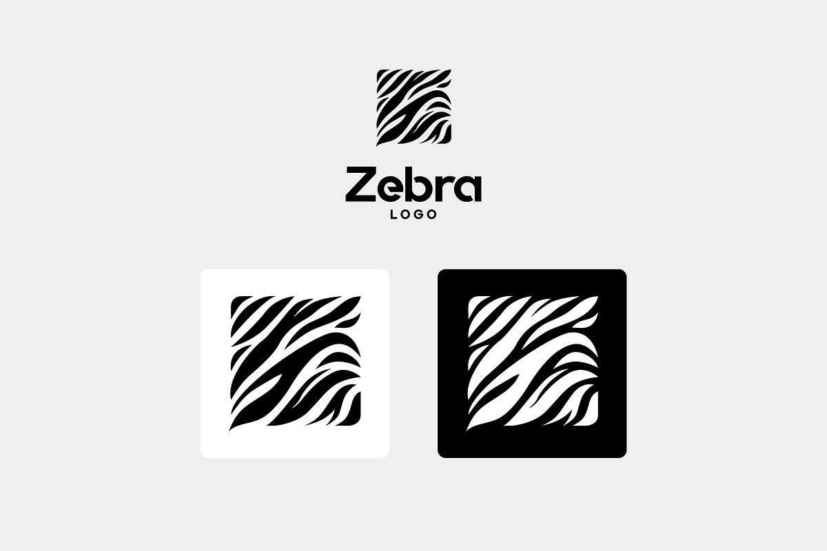 Iconic Zebra Logo designs concept, a Branding & Logo Template by Lucky Creative (Photo 1 of 4)