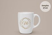 Gold geometric frames svg Clipart, an Object Graphic by DigitalArsiart (Thumbnail 6 of 9)