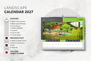 Landscape A3 Calendar 2027, a Stationery Template by MstArtwork (Thumbnail 3 of 8)