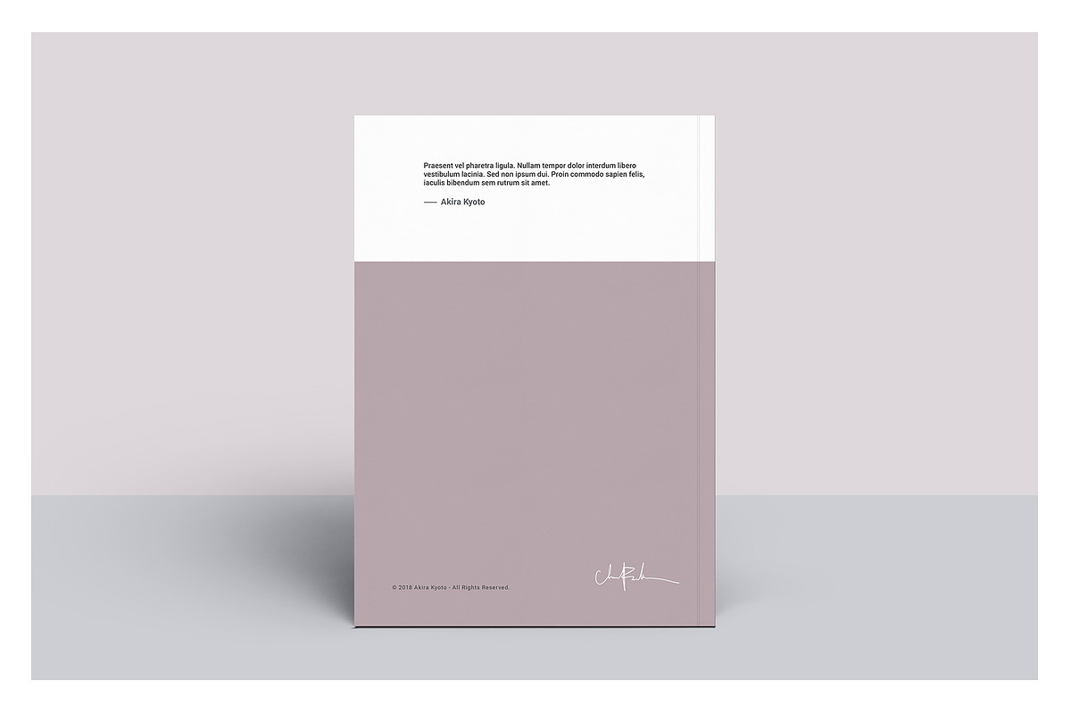 Minimal Portfolio Template, a Brochure Template by Jorge Lima (Photo 8 of 10)