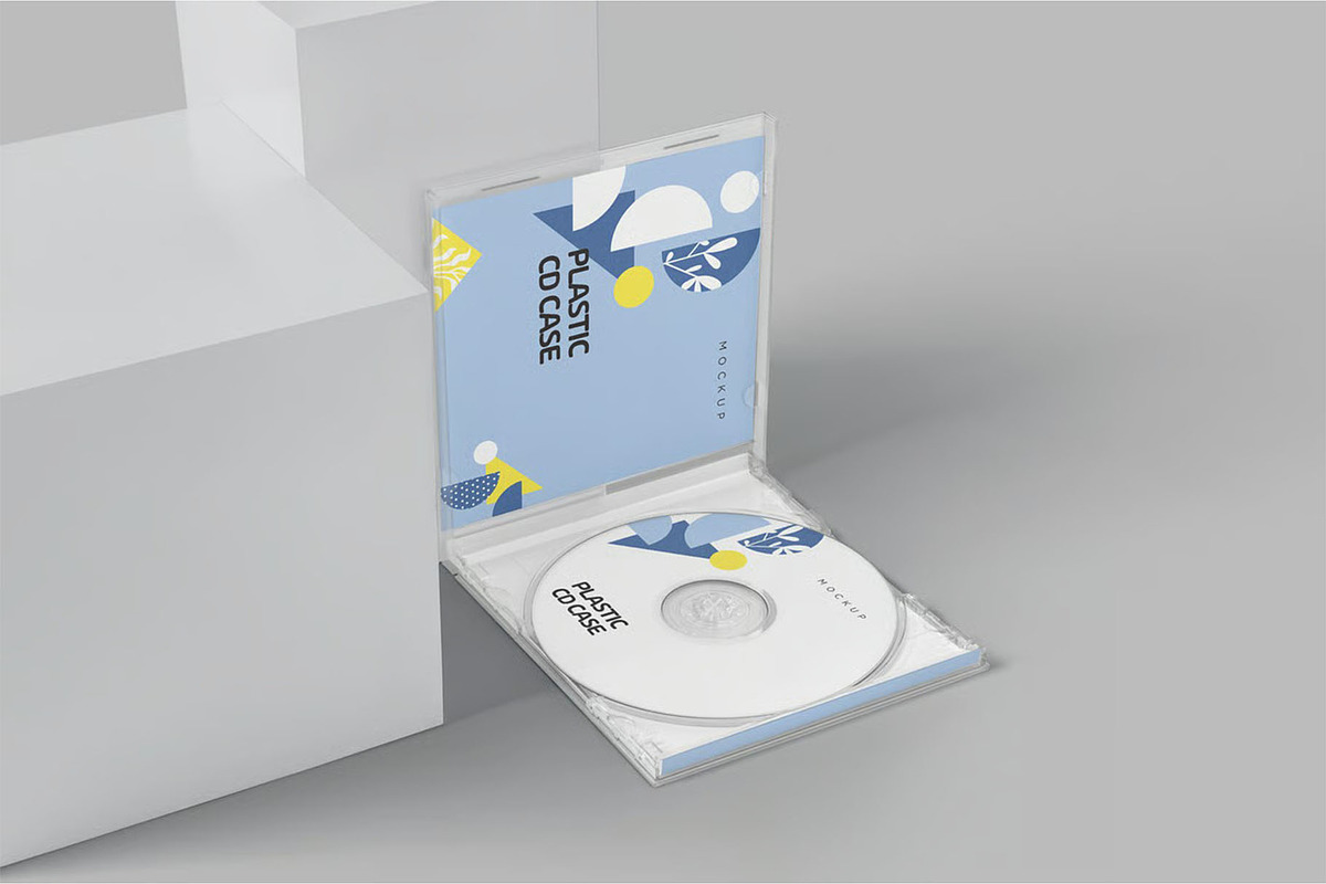 Plastic CD & Jewel Case Mockups, a Product Mockup by megostudi0 (Photo 2 of 7)