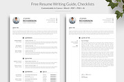 Resume / CV Template | Canva & Word, a Resume Template by CreativeZoom (Thumbnail 3 of 7)