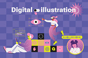 Dream Team Y2K Illustration, an Illustration by Playground (Thumbnail 1 of 4)