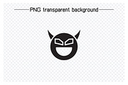 Smile Devil Emoticons Set, a Solid Icon by Designfour (Thumbnail 6 of 7)