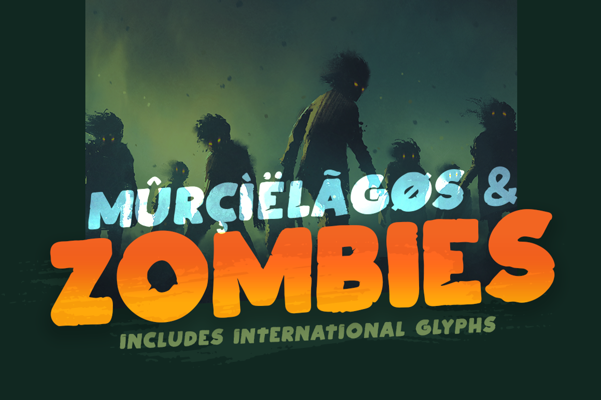 Cipitillo Scary Font preview 4