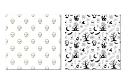 Minimal Line Art Halloween Patterns, a Pattern Graphic by Coco Bloom (Thumbnail 3 of 5)