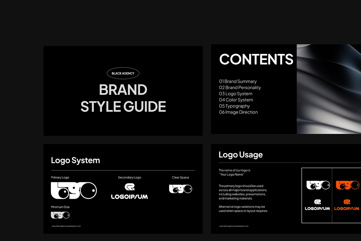 Agency Brand Guidelines Template, a Presentation Template by bonjourdsgnco (Photo 2 of 4)