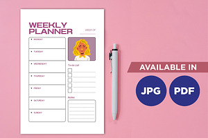 Weekly Planner For Woman