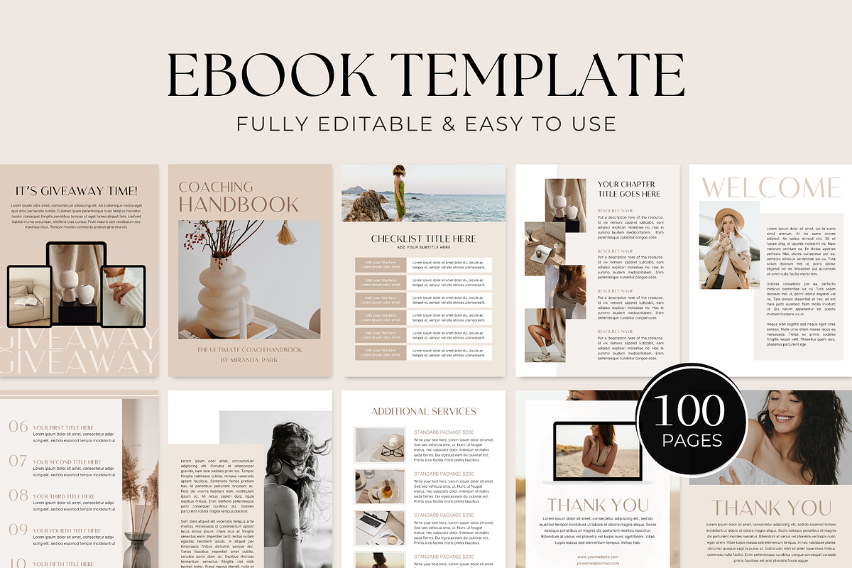 Ebook Workbook Guide Book Template, a Magazine Template by ShopRShop (Photo 1 of 10)