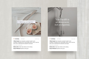 Health Coach Template - Canva