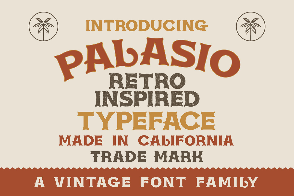Palasio Typeface | Desert Font, a Font by NienowBrand (Photo 1 of 8)
