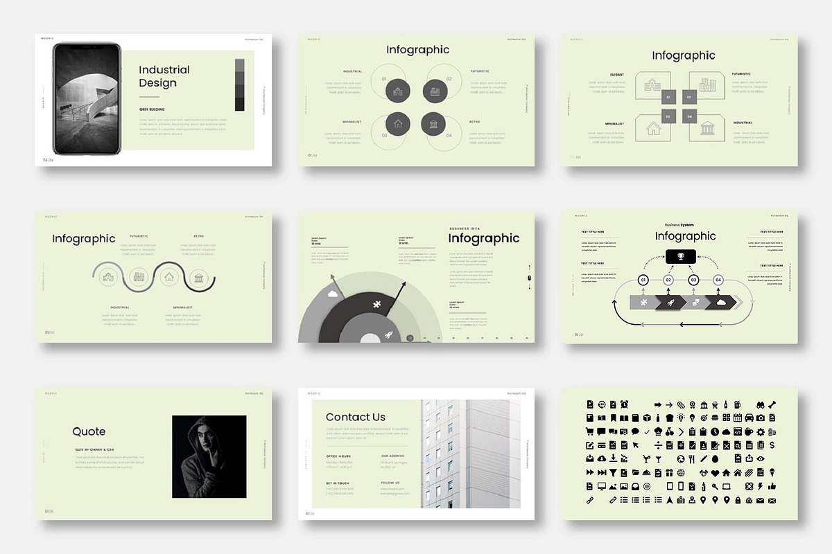 Modric – Business Keynote Template, a Presentation Template by Dens Creative Studio (Photo 5 of 6)