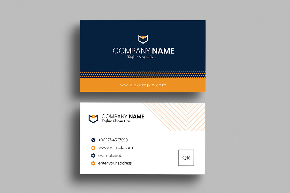 Company Business Card Template, a Business Card Template by MightyDesign (Photo 3 of 6)