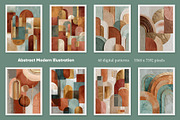 Abstract Modern Illustration, a Decorative Illustration by Housui Patterns (Thumbnail 3 of 12)
