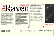 CORVUS Serif font, a Serif Font by Artistic & Unique (Thumbnail 9 of 15)