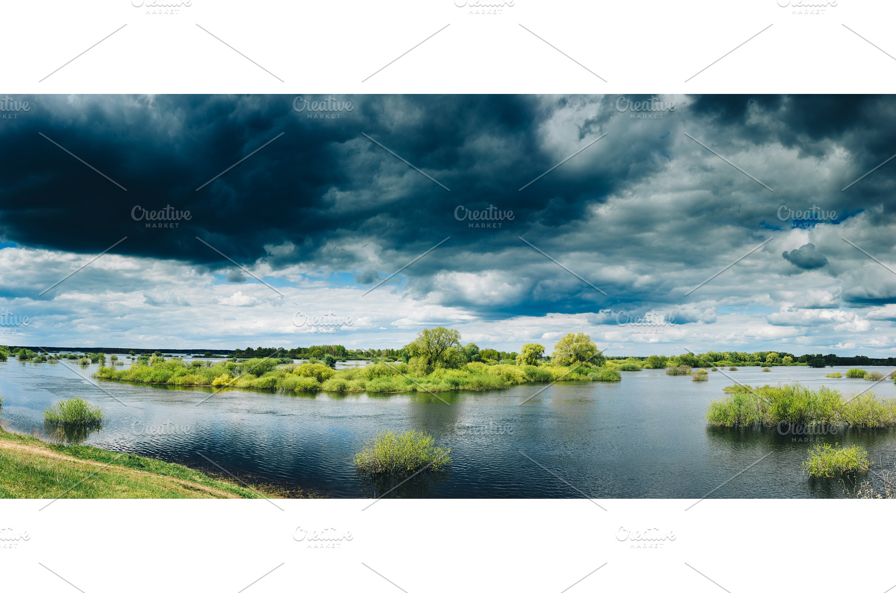 Lush Floodplain Landscape Spring, a Nature Photo by Our Amazing World
