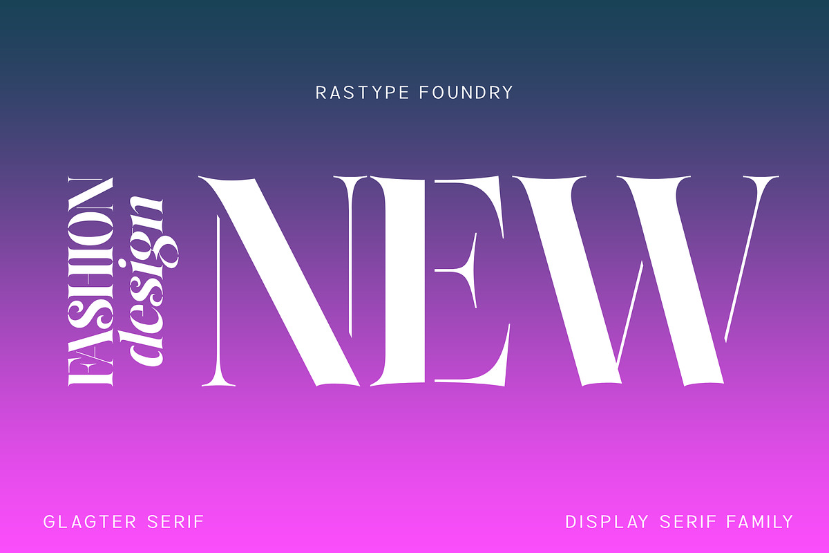 Glagter Stencil - Family Font, a Serif Font by Rastype (Photo 2 of 15)