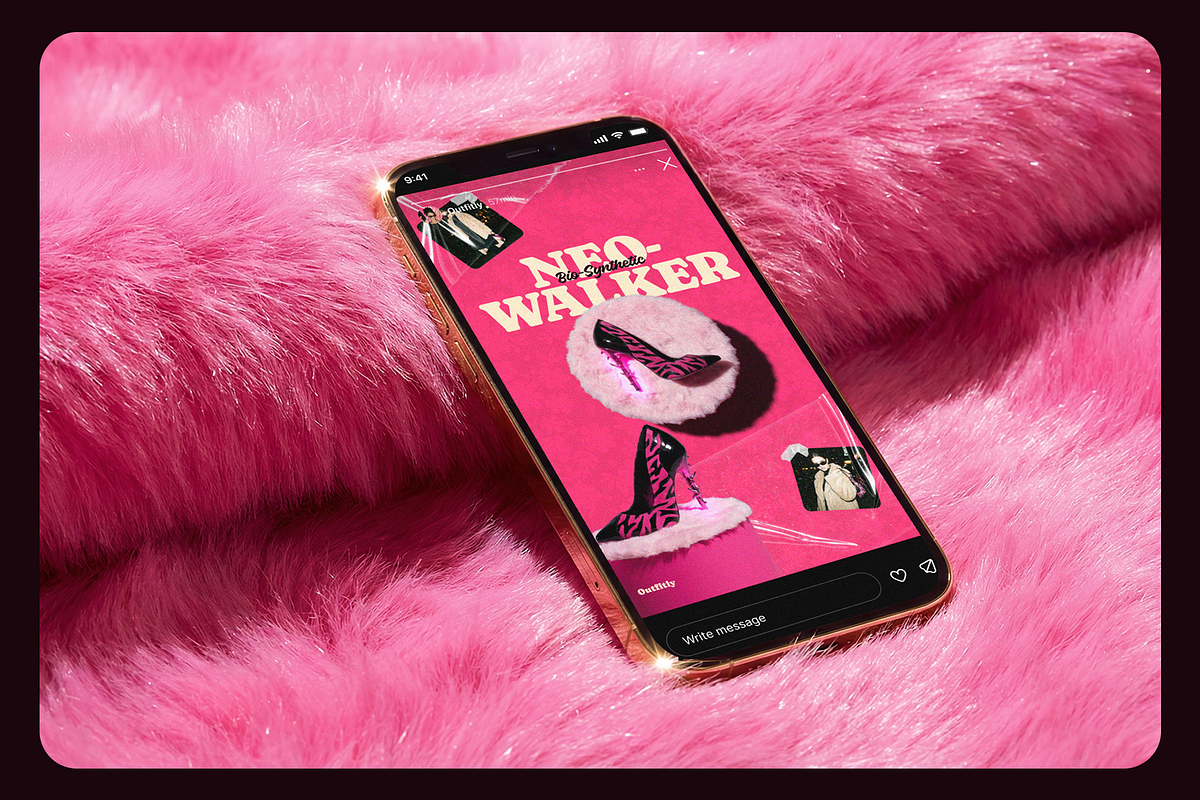 PINKNOISE Brutalist Social Media Kit, a Social Media Template by Sooni Gaad (Photo 8 of 10)