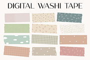 CUTE DIGITAL WASHI TAPE (PNG), a Graphic by Mstvisuals (Thumbnail 1 of 4)