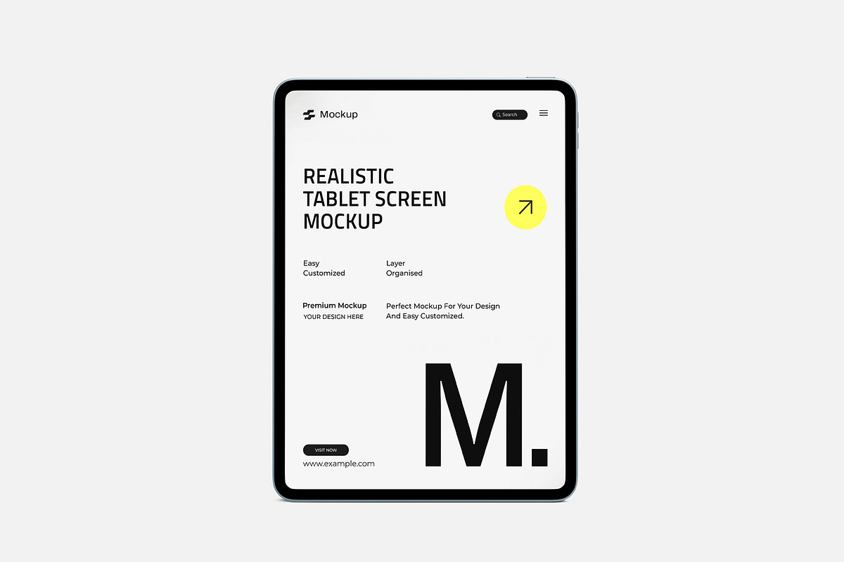 Tablet Device Mockup Collection, an iPad Mockup by graphypix (Photo 8 of 14)